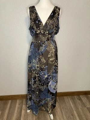 Vestido Mlle Gabrielle Talla L Multicolor Maxi Bandeau Cintura Elástica Sin Mangas Foto 1 de 4