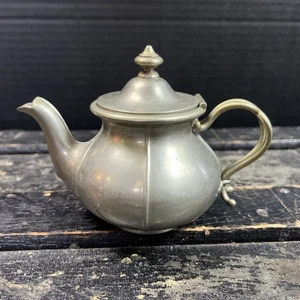 Antique Berndorf Alpacca Silver Alloy Small Teapot 1880-1891 Beautiful Design - Picture 1 of 9