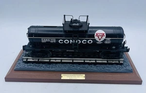 K-Line Conoco General Purpose Riveted Tank Car Limited Edition Coin Bank & Base - Picture 1 of 9