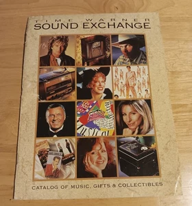 1992 Time Warner Sound Exchange Catalog Music Gifts Collectibles 100pgs - Picture 1 of 9