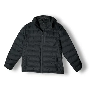 The North Face Mens Aconcagua Jacket Sz XL Hooded Down Puffer Black - Picture 1 of 13