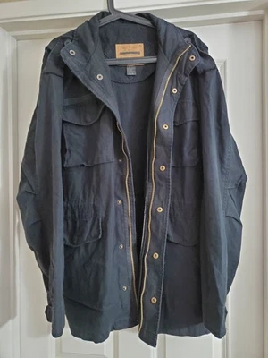 Abrigo utilitario Arizona Jean Co. "Vintage" para hombre talla grande todo negro Foto 1 de 4