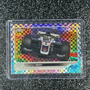 2022 Topps Chrome Formula 1 F1 #137 Frederik Vesti Purple Flag 122/199 - Picture 1 of 2