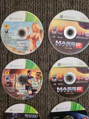 Xbox 360 Games Lot Of 25 In Great Shape No Boxes. Sweet Deal!! - Image 1 of 4