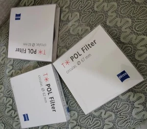 Carl Zeiss T* Pol 49-82mm Circular Polarizer Lens Cpl Filter Variable Nd Film Uv - Picture 1 of 23