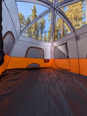 CORE Tent 10 Person / 11 Person / 12 Person + King Size Inflatable Airbed - Image 1 of 4