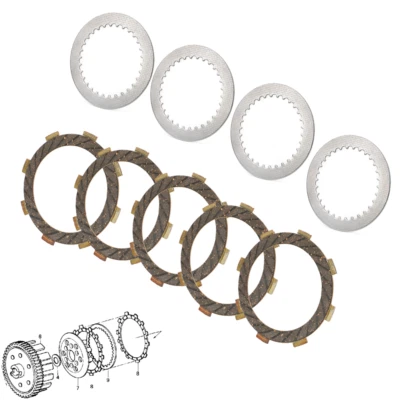 Steel Plates Clutch Friction Set for Kawasaki KM100A KH100 KE100 KD80 Motorcycle - Изображение 1 из 4