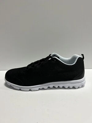 Propet 女式 Travelactiv 运动鞋黑色 12W 码 — 第 1/4 张图片