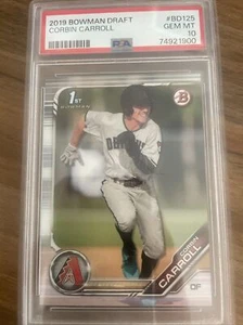 2019 Bowman Draft #BD125 Corbin Carroll 1st Bowman PSA 10 - Bild 1 von 1