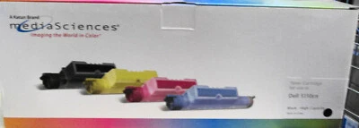 Repuesto de cartucho de tóner negro Media Sciences 40176 para Dell 5110CN Foto 1 de 3