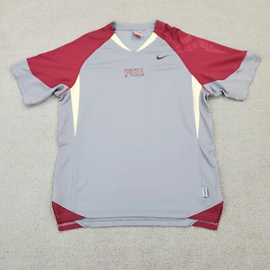 Nike Florida State Seminoles Shirt Mens Large Nike-Fit Short Sleeve Garnet - Picture 1 of 11
