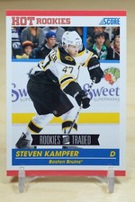 2010-11 Score Update Hot Rookies #630 Steven Kampfer - Boston Bruins