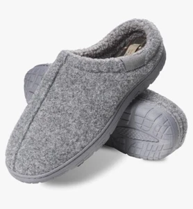 Original Weatherproof Vintage Grey Men Slip On Slippers Memory Foam Sz M 9-10 - Picture 1 of 4