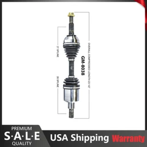 For 1997-2005 Chevy Blazer 4.3L 4WD/4X4 Front Left Driver Side OE CV Axle Shaft - Picture 1 of 5