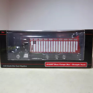 SpecCast Meyer 8126RT Boss Forage Box Black Peterbilt Triple Alxe 1/64 MEY003-B4 - Picture 1 of 6