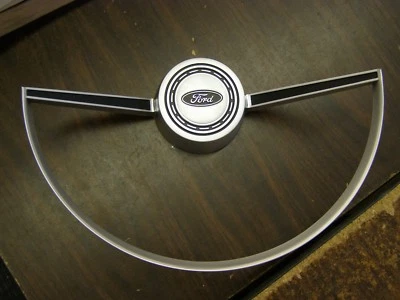 New Repro. 1966 1974 Ford Bronco Steering Wheel Horn Ring 1967 1968 1969 1970 + - Image 1 of 4