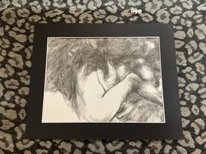 CLAIRE WEISSMAN. WILKS , VERY RARE HAUNTING ART PRINT , Mounted - Picture 1 of 3