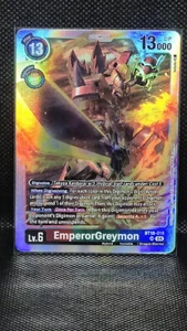 EmperorGreymon SR BT18-018 M PF Digimon Special Booster 2.0 Series - Picture 1 of 2