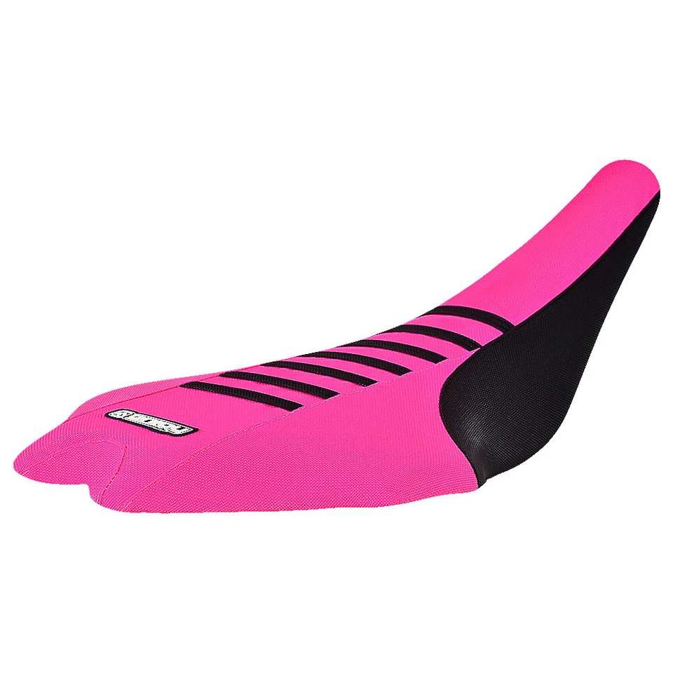 Cubierta de asiento Yamaha YFZ 450R 2009-2020 NEGRA/ROSA/NEGRA ACANALADA QUAD #201 Foto 1 de 4