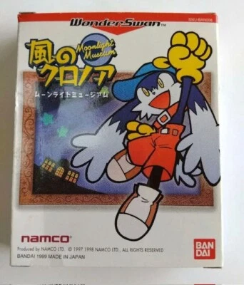 Kaze no Klonoa Moonlight Museum WonderSwan Japanese Games Boxed Tested F/S - Image 1 of 3