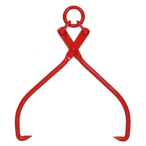 16" Skidding Tongs w/O-Ring - Easy Log Pulling & Dragging, Durable Powder-Coated - Picture 1 of 7