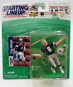 1997 Starting Lineup Troy Aikman Dallas Cowboys Kenner SLU Sports Figure TA02 - Picture 1 of 2