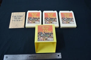 1979 8 Track Set Readers Digest Country Music USA 3 tapes w/ Book & Box RD5-193 - Picture 1 of 13