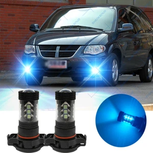 For Dodge Grand Caravan 2011-2019 8000K Ice Blue LED Headlight Bulbs Fog Light - Foto 1 di 11