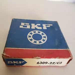 SKF 6309-2Z/C3 100mm outside diameter, 25mm Wide, 45mm Bore - Picture 1 of 3