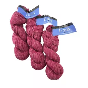 Berroco Garn Linus Finch rot 6860 Acryl Mischung Krepp Menge 3 Stangen Italien - Bild 1 von 4