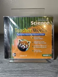 NEW McGraw-Hill SCIENCE TEACHER WORKS All-In-One Planner and Resource CD GRADE 3 - Picture 1 of 2