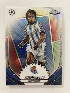 Topps Chrome UCC 2023/24 Takefusa Kubo Hero Variation SSP Real San Sebastian rar - Bild 1 von 7