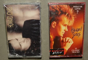 2 cassette lot - Howard Jones - In The Running, What Is Love? 15 Classic Tracks - Picture 1 of 2