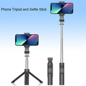 Selfie Stick Phone Tripod Stand Remote Control 6 Sections For Photo Video IDS - Photo 1 sur 12