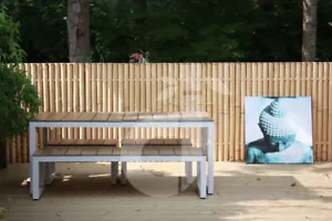 Sichtschutz aus Bambus Gartenzaun Bambuszaun Garten Zaunelement XXL NATURE (BxH) - Bild 1 von 8