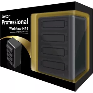 Lexar Professional Workflow HR1 Black Four-Bay USB 3.0 Reader Hub - Picture 1 of 2