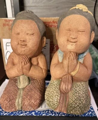 Estatua de figuras de piedra tallada china de colección, Sita’s Delight en honor a Sita Foto 1 de 4