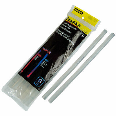 Stanley 1-GS25DT Dual Temp Glue Sticks 11.3mm X 250mm (12) • 11.49£