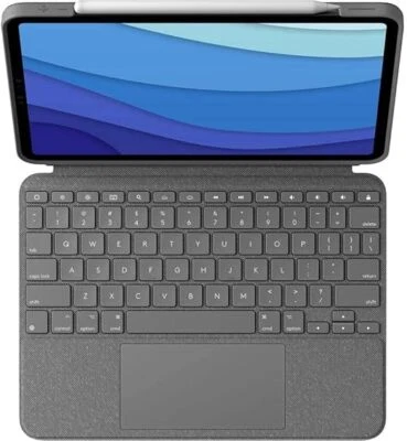 Logitech ‎920-010095 Combo Touch iPad Pro 11-inchKeyboardCase w/ BacklitKeyboard - Image 1 of 2