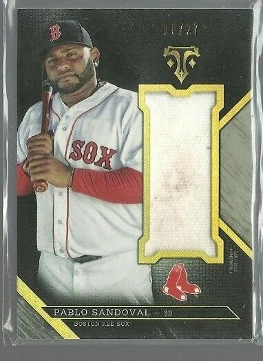 2016 Topps Triple Threads Unity Jumbo Relics #UJRPSN Pablo Sandoval (ref 72798) - Image 1 of 1