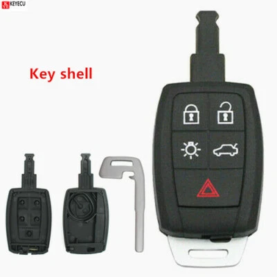 for Volvo C30 S40 V50 C70 2004-2013 Remote Key Case Fob KR55WK49259 +Blank Key - Image 1 of 4