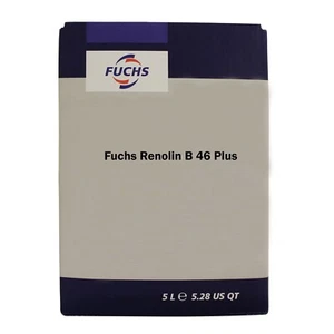 Fuchs Renolin B 46 Plus High Quality Hydraulic & Lubricating Oil 5L Lube Cube - Picture 1 of 4