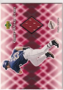 2002 UPPER DECK GAME WORN JSY PHIL NEVIN SAN DIEGO PADRES JERSEY GEMS JC-4368 - Picture 1 of 2