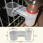 Plastic Bird Drinker Feeder Water Bottle Cup Cat Chicken Pigeon Parrot Hamster'