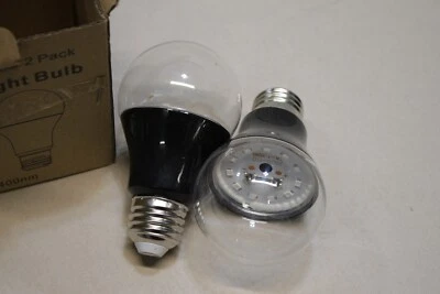 Wiyifada LED Black Light Bulb 2Pack 9 Watts UVA 385-400mm AC110-240V - Image 1 of 4