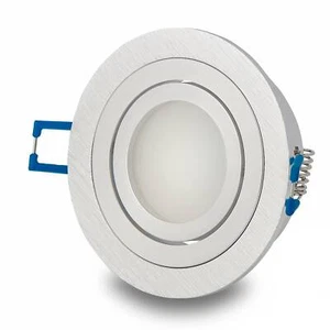 6x LED Einbaustrahler Set rund 1-10 Watt dimmbar schwenkbar 80mm Einbau-Spot - Bild 1 von 15