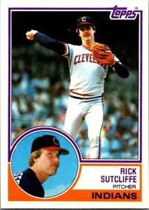 1983 Topps - #497 Rick Sutcliffe - Picture 1 of 2