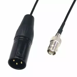 XLR 3 pin maschio a jack BNC mixer amplificatore audio RF cavo segnale analogico coassiale - Foto 1 di 6