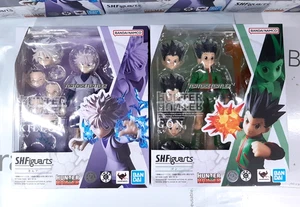 S.H.Figuarts Gon Killua Hunter x Hunter Set of 2 Bandai 5.3in Action Figure - Picture 1 of 20