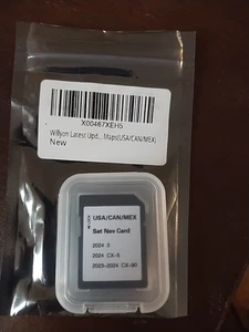 2023 2024 MAZDA Sat Nav SD Card For USA MEXICO CANADA NEW - Picture 1 of 4